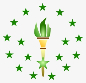 This Free Clipart Png Design Of Green Torch Clipart
