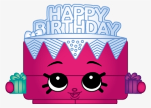 869 Birthday Betty Rarity Exclusive - Shopkin Birthday Cake Character