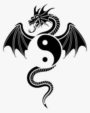 Share This Article - Chinese Dragon Yin Yang