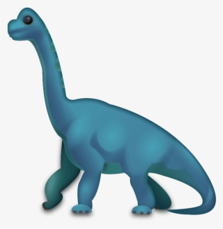 Brachiosaurus Iphone Emoji Jpg - Type Of Dinosaur Is The Blue Emoji