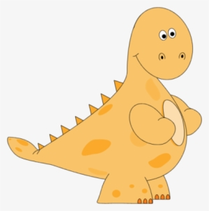 Yellow Dinosaur - Dinosaur Cute Clip Art