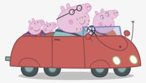 Stickers With A Small Pig And Her Friends - Peppa Car