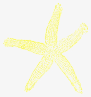 Small - Yellow Starfish Clip Art