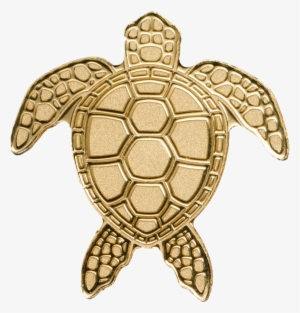 Golden Sea Turtle - Gold Turtle Png