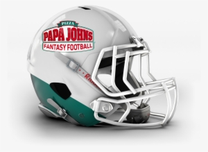 Papa John's Fantasy Football Helmet - Huffman High School Football