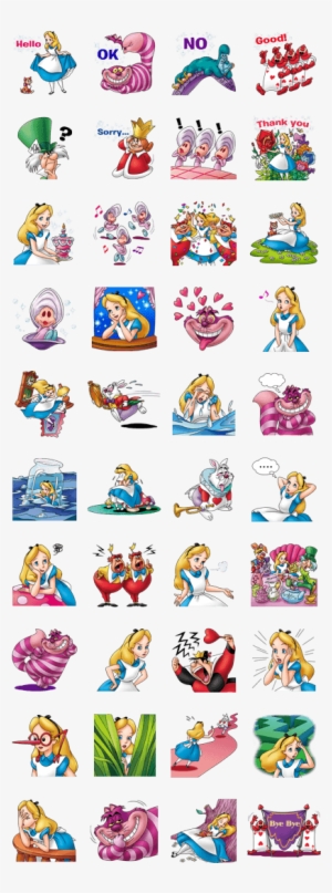 Alice In Wonderland - Free Printables Planner Stickers Alice