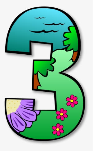 Number Clipart Number One - 7 Days Of Creation Numbers