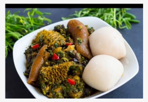 pounded yam and soup
