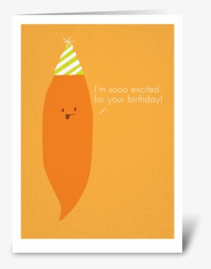 Birthday Yam Greeting Card - Greeting Card