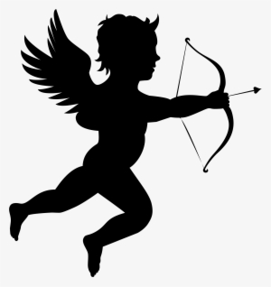 Svg Royalty Free Download Martin S Silhouette Icons - Cupid Silhouette