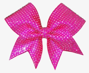 Glitter Bow Ribbon Free Png Image - Pink Cheer Bow