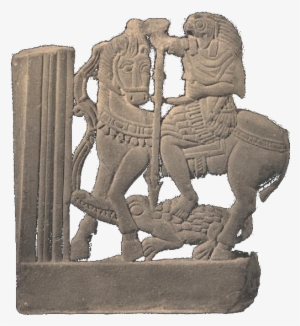 Horus On Horseback Spearing A Crocodile - Horus