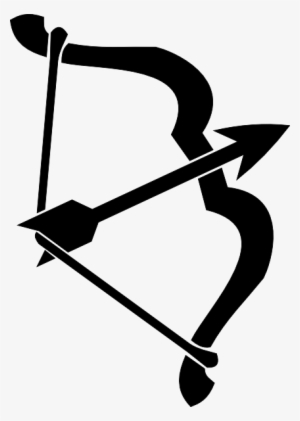 Bow Hunting Clipart Archery Black And White - Clipart Bow And Arrow
