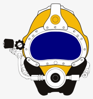 Open - Dive Helmet Clip Art
