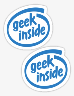 Geek Inside ×2 Sticker - Geek Inside