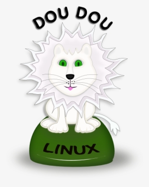 Geek Dou Dou Linux Logo Contest Doudouwhite 555px - Logo