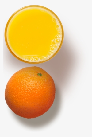 Orange Juice Top View Png