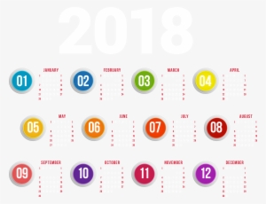 2018 Calendar Transparent Png Clip Art