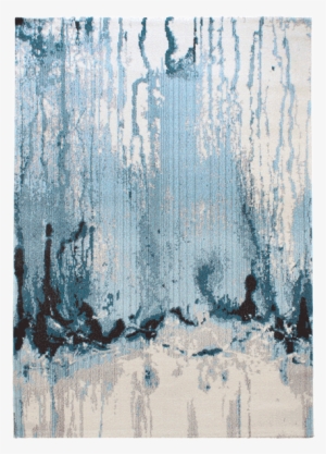 Colores Rug - Abstract Blue Rug