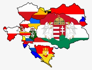 Austria-hungary Empire Regional Flags - If Germany And Austria Unite
