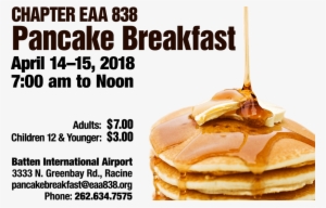 Eaa Chapter 838 Pancake Breakfast - Applebees Pancake