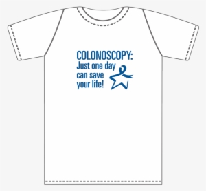 Colonoscopy T-shirt Back - Colon Cancer Screening Tshirts
