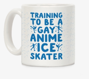 Training To Be A Gay Anime Ice Skater Coffee Mug - Figure Skating