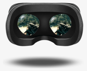 Virtual Reality Games - Vr Glasses Inside View