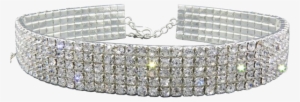 Rhinestone Jewelry, Silver Necklaces, Silver Choker