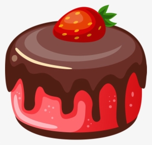 Strawberry Pudding Png Free Download - Chocolate