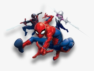 Join The Action Of Miles Morales And Other Iconic Web - Amscan Spider-man Webbed Wonder Lunch Plates (8)