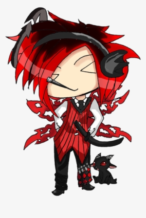 Graphic Royalty Free Boy Transparent Demon - Anime Chibi Boy Devil
