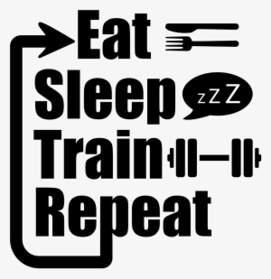 Eat, Sleep, Train, Repeat Decal - Golf, Eat, Sleep, Repeat. Tile Coaster