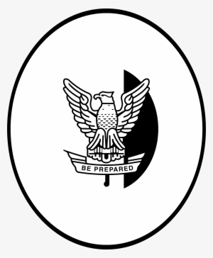 Boy Scouts Eagle Scout Logo Black And White - Eagle Scout Black Png