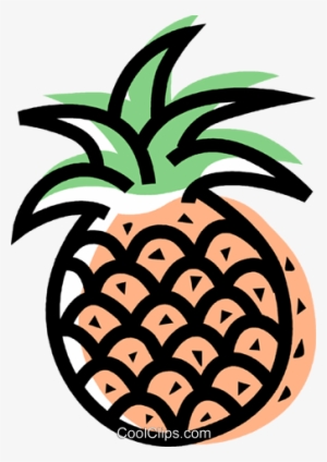 Abacaxi Livre De Direitos Vetores Clip Art Ilustração - Pineapple Clip Art