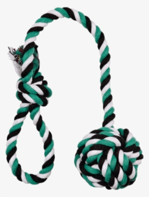 Playing Rope For Dogs - Trixie Playing Rope With Woven-in Ball - 7 Cm/50 Cm