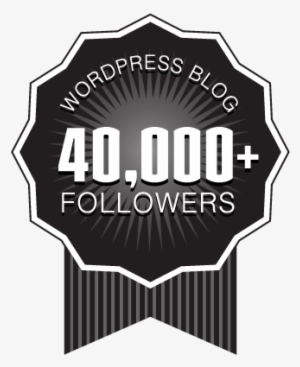 40,000 Wordpress Followers Badge Ribbon Award - Ribbon
