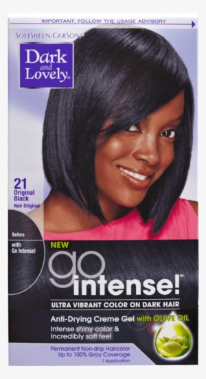 Go Intense Original Black Permanent Hair Color By Dark - Dark And Lovely Go Intense Color Original Black 21