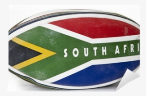 Rugby Ball With South Africa Flag Wall Mural • Pixers® - Rugby Ball