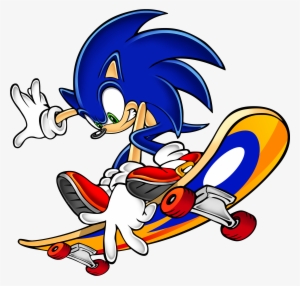 Sa1 S D8 - Sonic The Hedgehog Skateboard