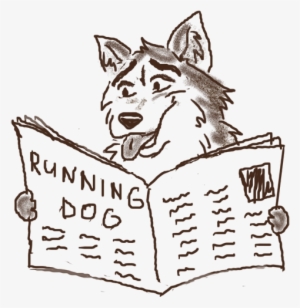 running dog - illustration