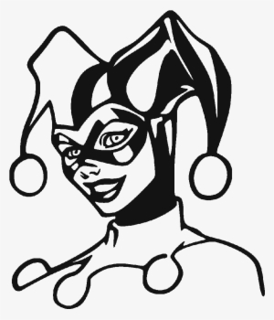 Drawn Harley Quinn Different - Harley Quinn Art Head