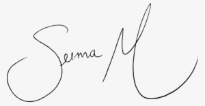 Seema Marwaha - Signature Name Of Seema