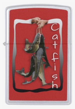 Catfish Zippo Lighter - Playing Card