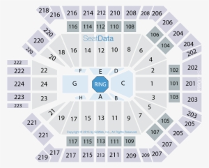 Click Section To See The View - Mgm Grand Garden Arena Seating