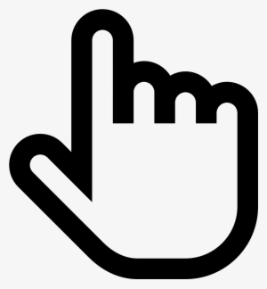 Finger And Thumb Icon Free Download At Icons8 - White Hand Cursor Png