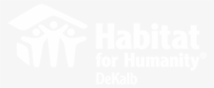 Habitat For Humanity Dekalb Retina Logo - Habitat For Humanity Logo White