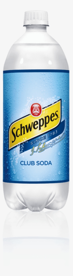 Schweppes Club Soda, 1 L Bottle