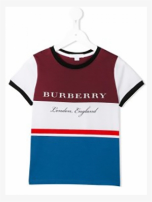 Burberry - Burberry Baumwoll-t-shirt Im Streifendesign , Size: