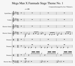 Mega Man X Fanmade Stage Theme No - Carolina Crown 2016 Sheet Music